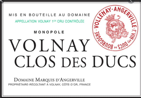 Volney Clos de Ducs Marquis Angerville investire in vino