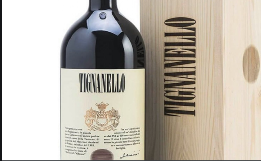 Tignanello investire in vino